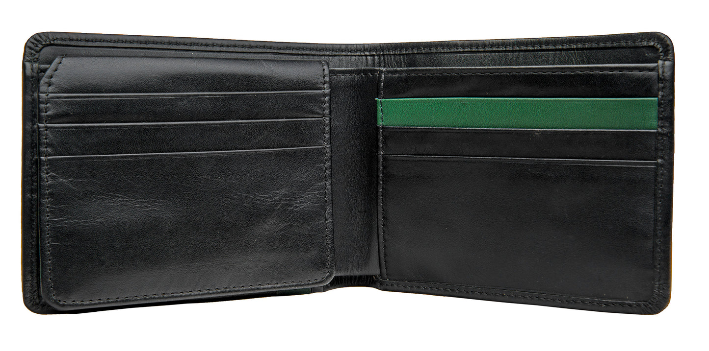 Hidesign Dylan 05 Leather Multi-Compartment Trifold Wallet