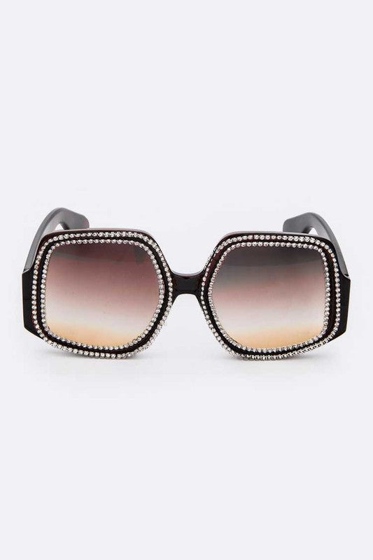 Glammed in Crystals Sunglasses