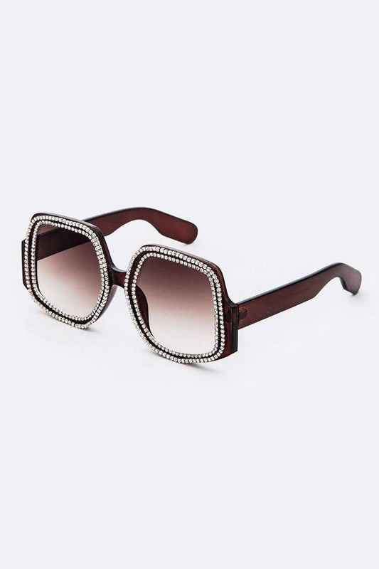 Glammed in Crystals Sunglasses