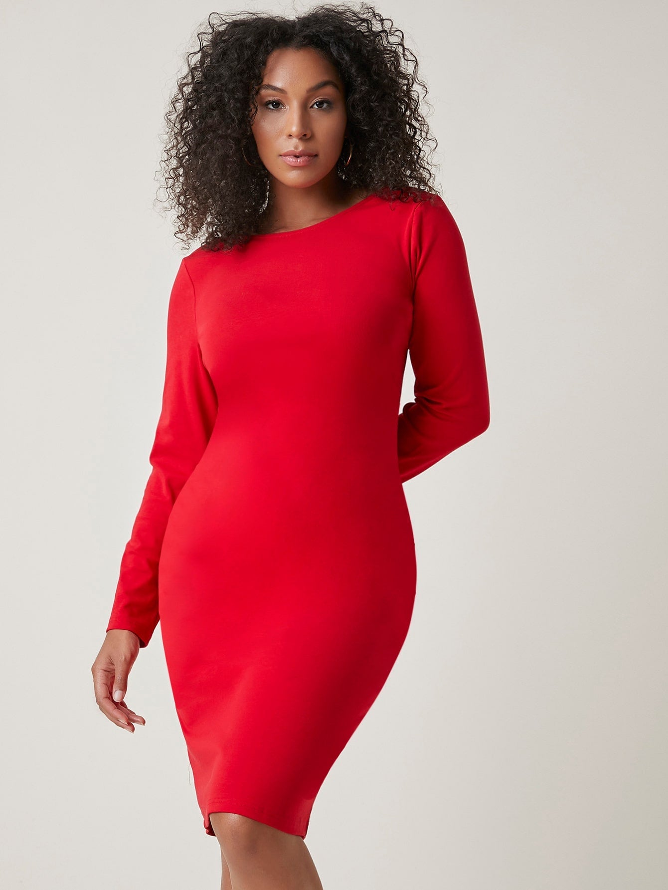 Red Hot & Ready Simple Dress