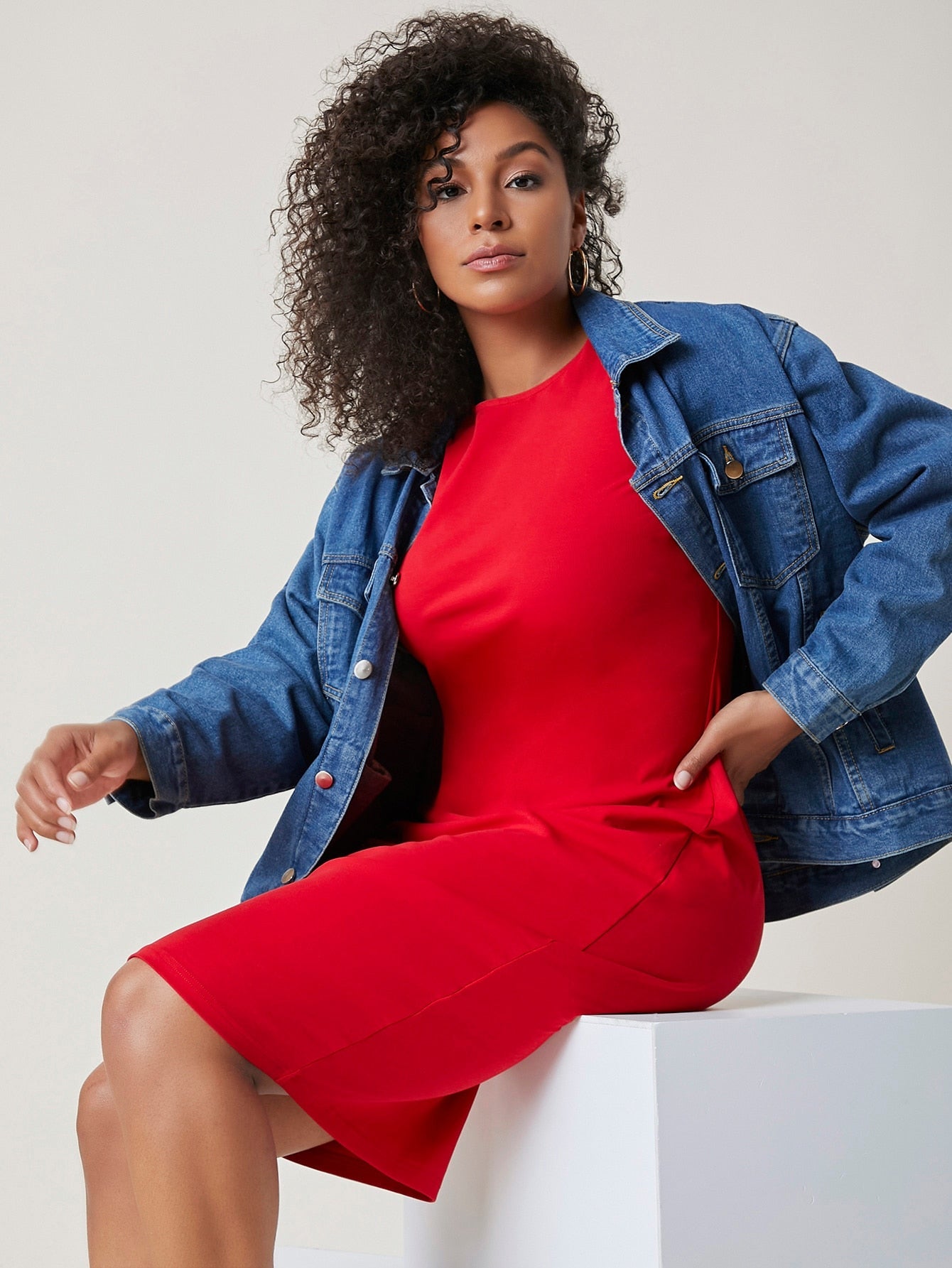 Red Hot & Ready Simple Dress