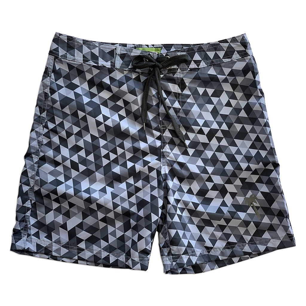 Surf Geometric Gray Sustainable 17" Boardshorts