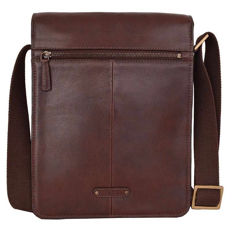 Hidesign Aiden Medium Leather Messenger Cross Body Bag