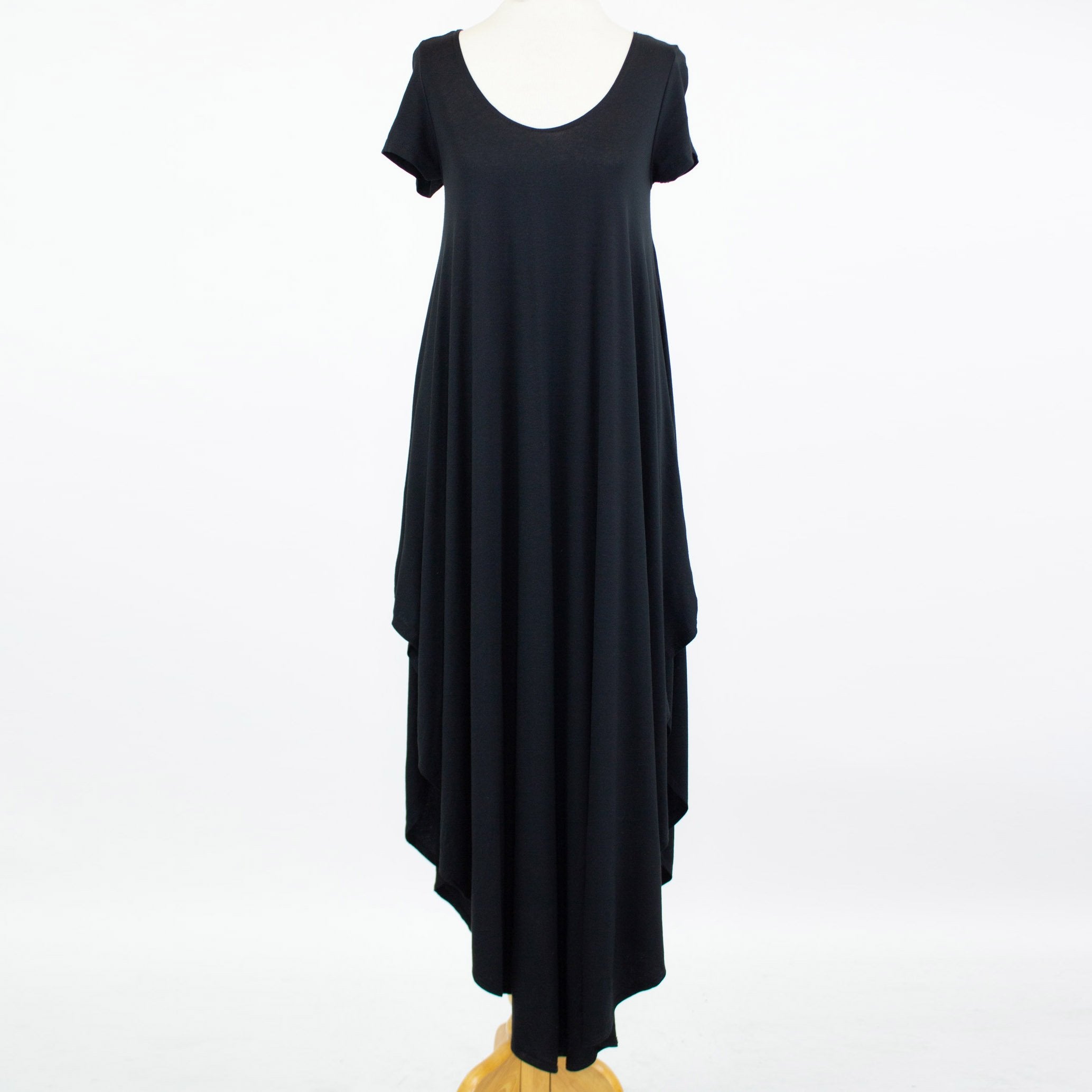 Side Slit Short Sleeve Casual Maxi Dress – Laguna Clothing Company