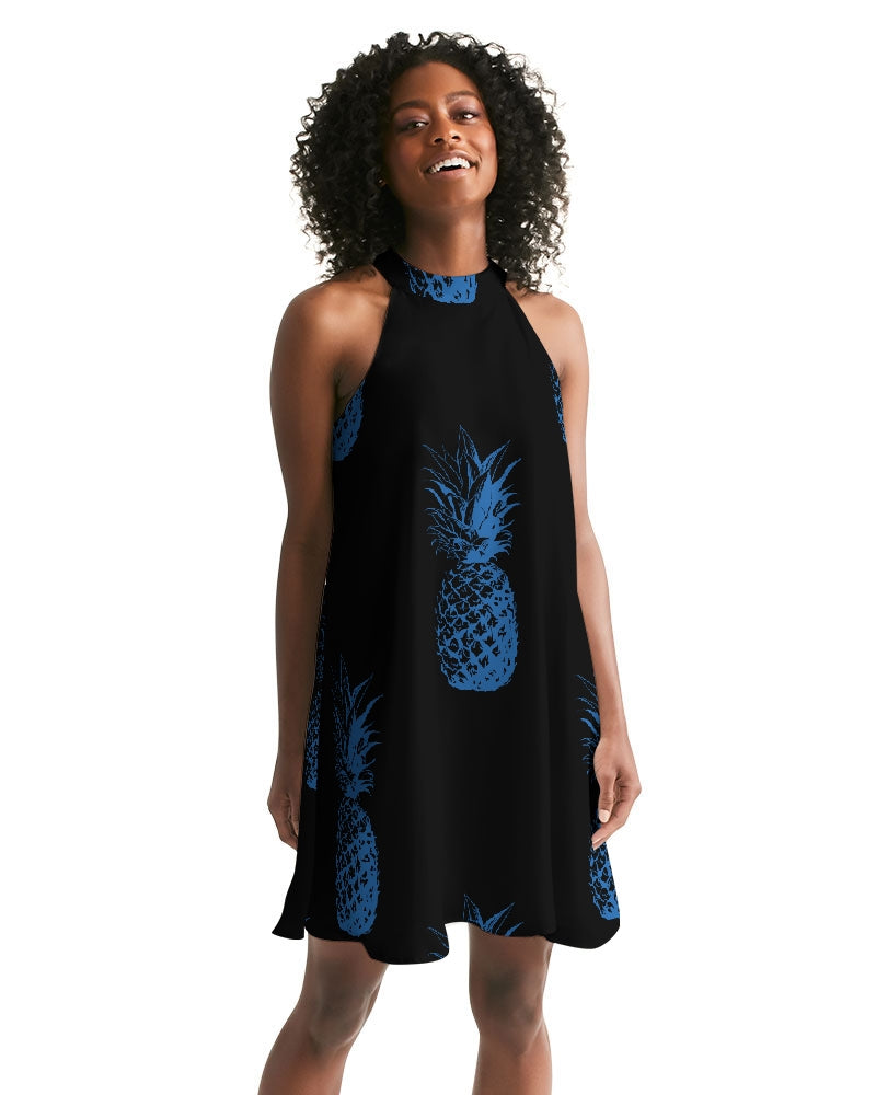 Find Your CoastĀ® Pineapple Halter Dress