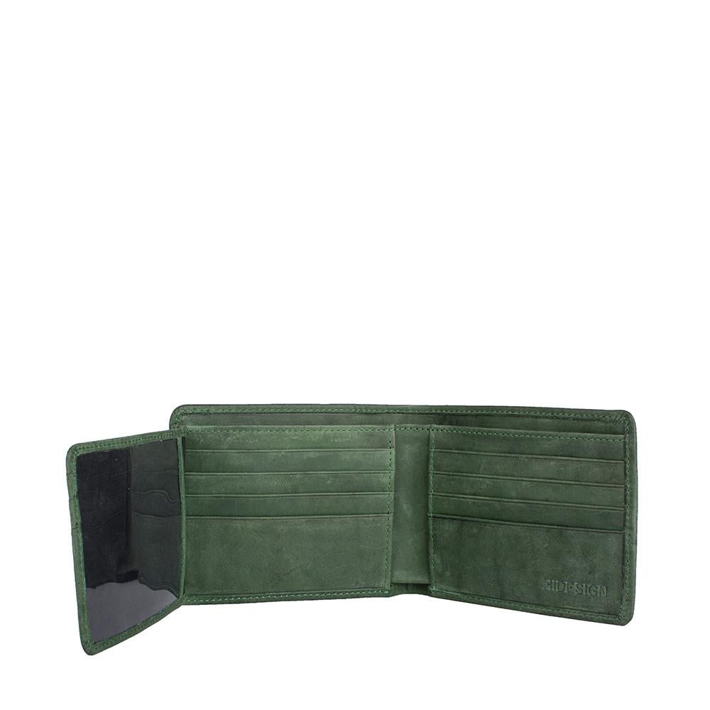 Camel RFID Blocking Trifold Leather Wallet