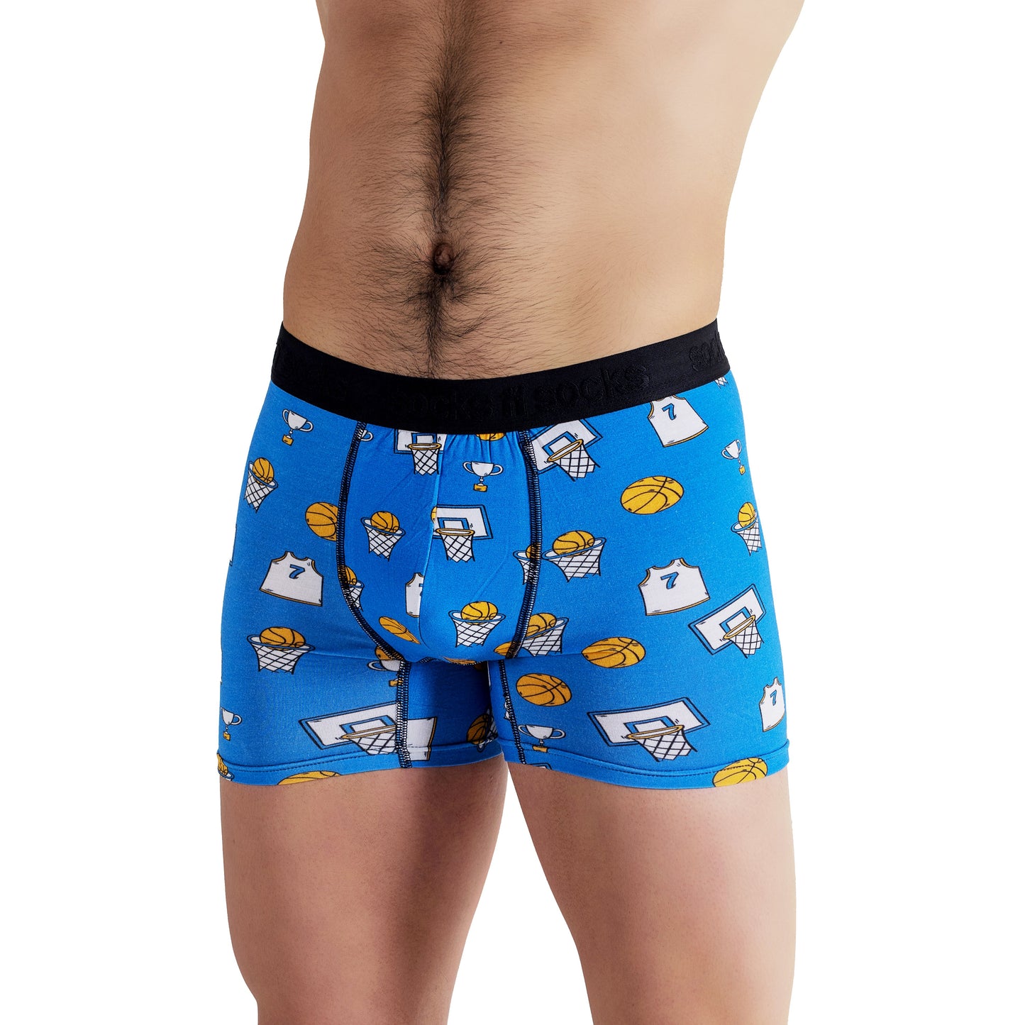 Calzoncillos tipo bóxer de baloncesto para hombre