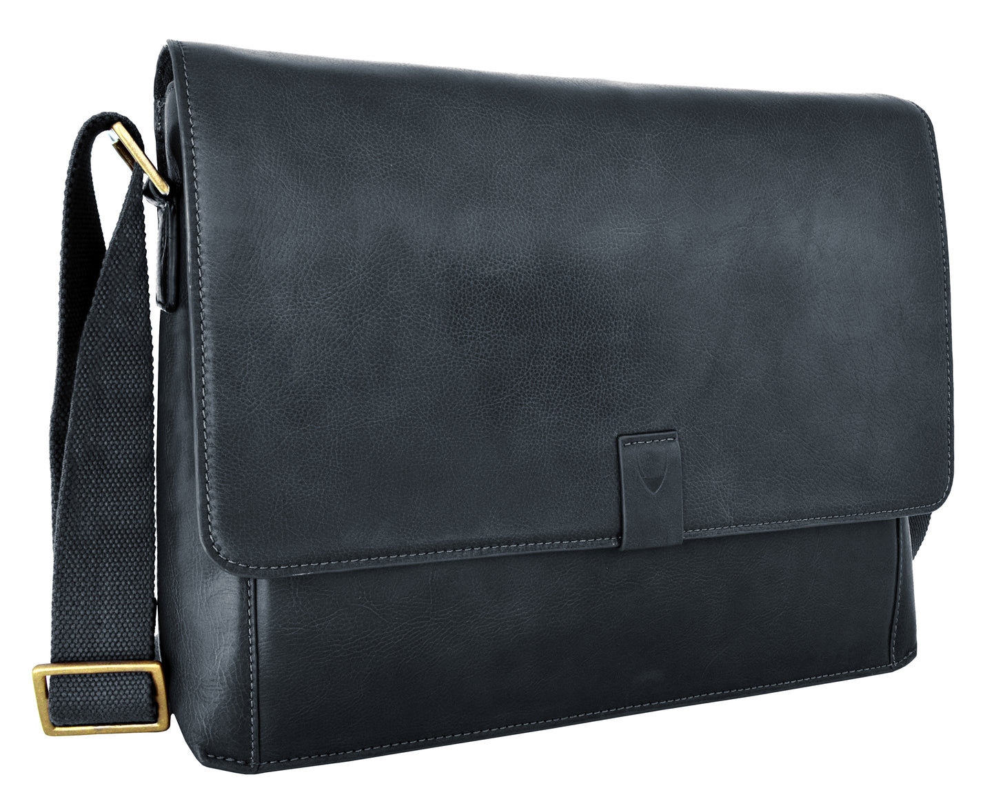 Aiden Leather Business Laptop Messenger Cross Body Bag