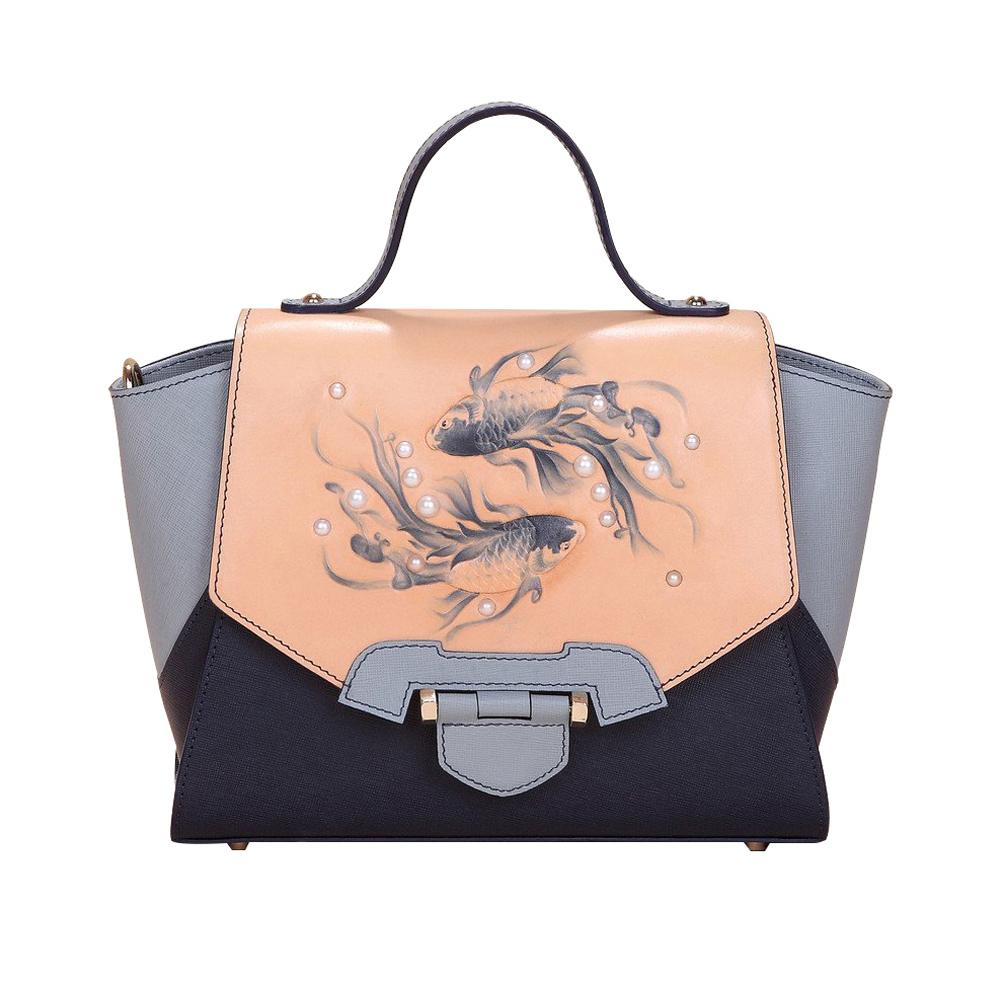 Fish Small Blue Satchel