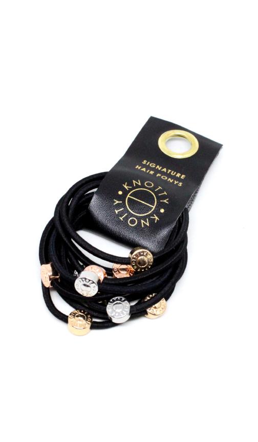 Juego de 10 ponis Signature | Negro