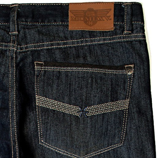 65 McMlxv Jean de lavado oscuro de mezclilla premium para hombre