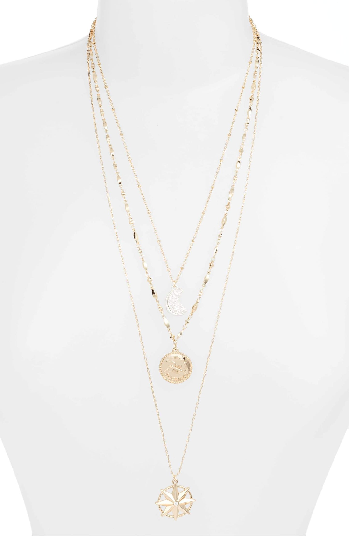 Collar con dije astrológico - Escorpio