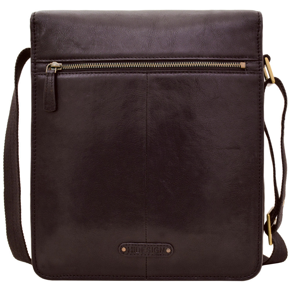 Aiden Medium Vertical Leather Messenger Bag