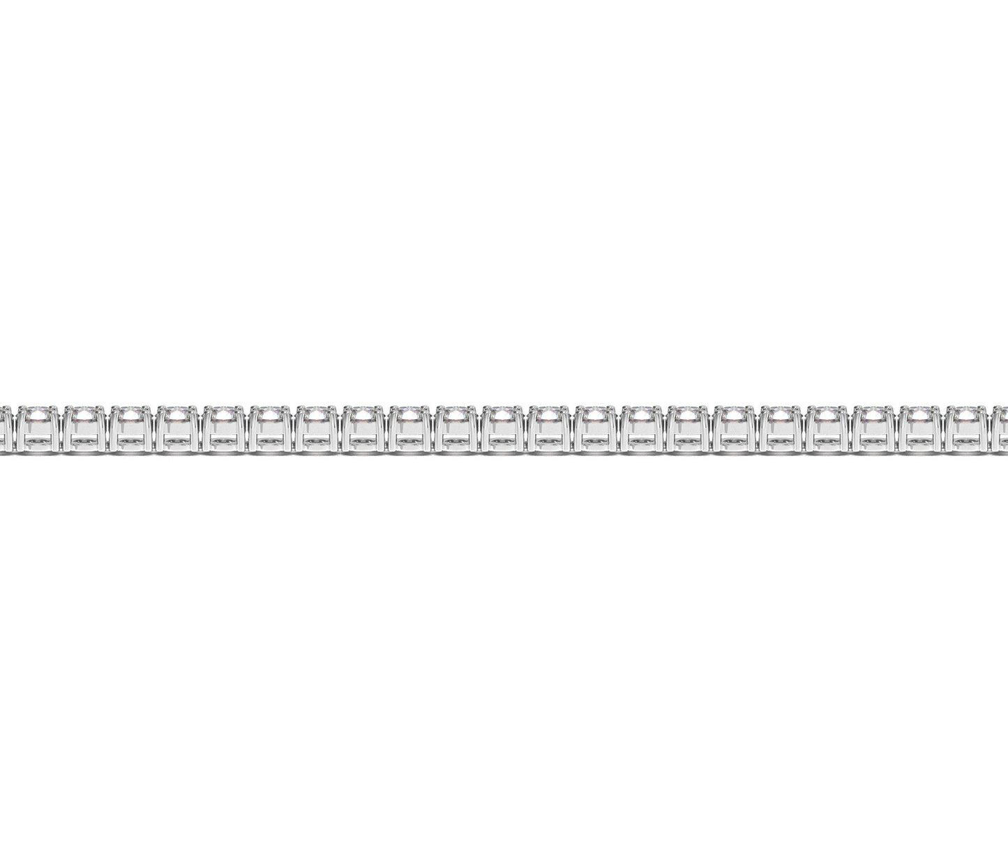 Lab Grown Round Diamond Tennis Bracelet in 14k White Gold (3 cctw F/G VS2/SI1)