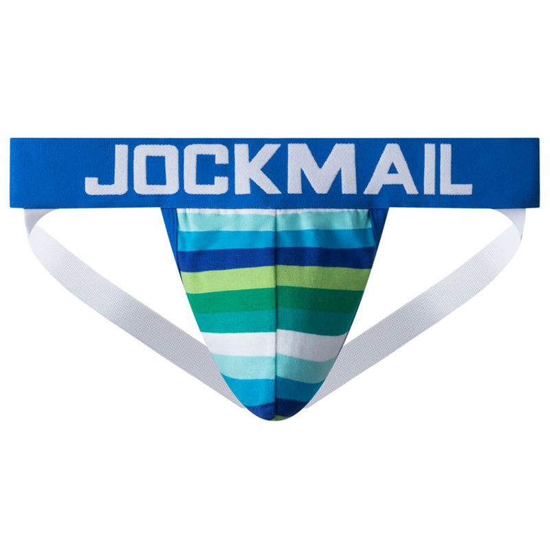 JOCKMAIL Rainbow Series Cotton Low Waist Jockstrap