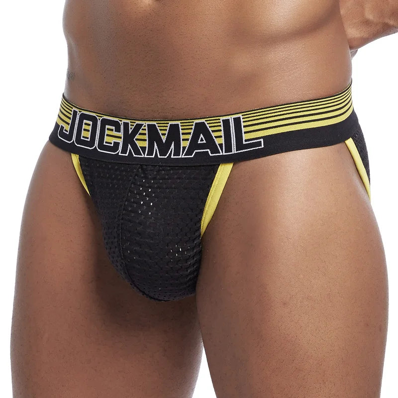 JOCKMAIL Low-Rise Mesh Boxer Briefs