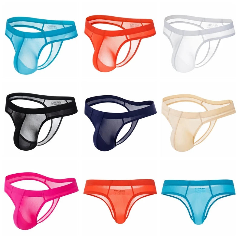 JOCKMAIL Microfiber Ultra-Thin Ice Silk Jock Strap