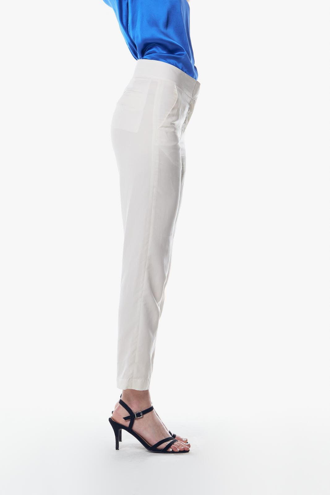 White Skinny Pants Women's Trousers