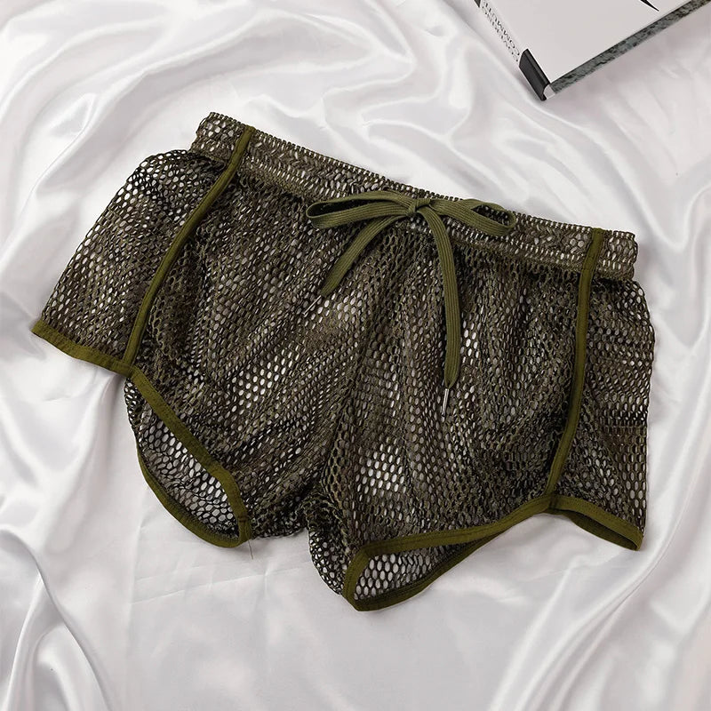 Men's Loose Fitting Mesh Boxer Briefs Underwear