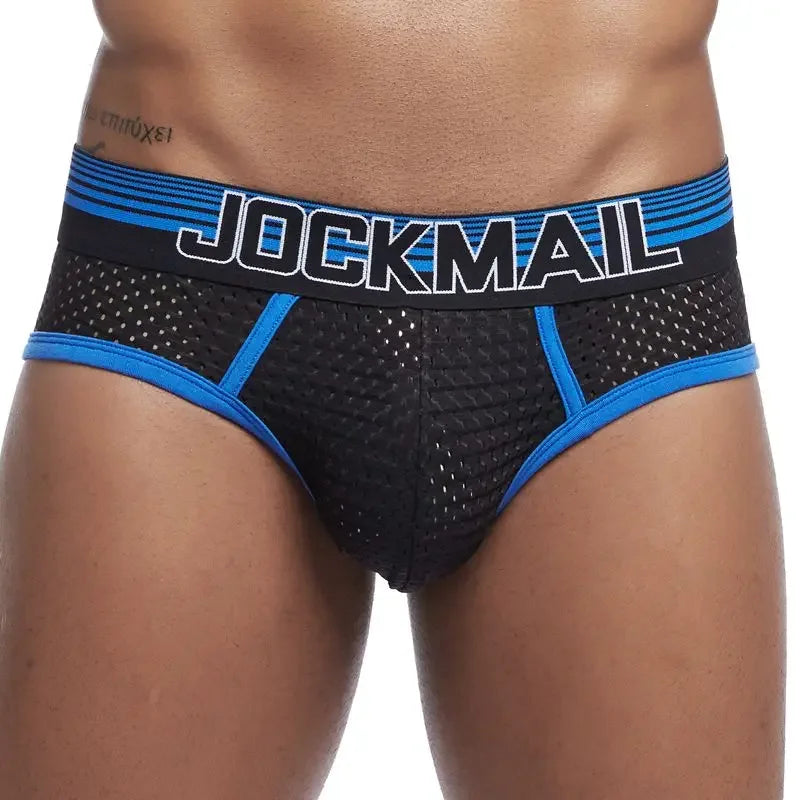 JOCKMAIL Men's Soft Mesh Brief Underwear