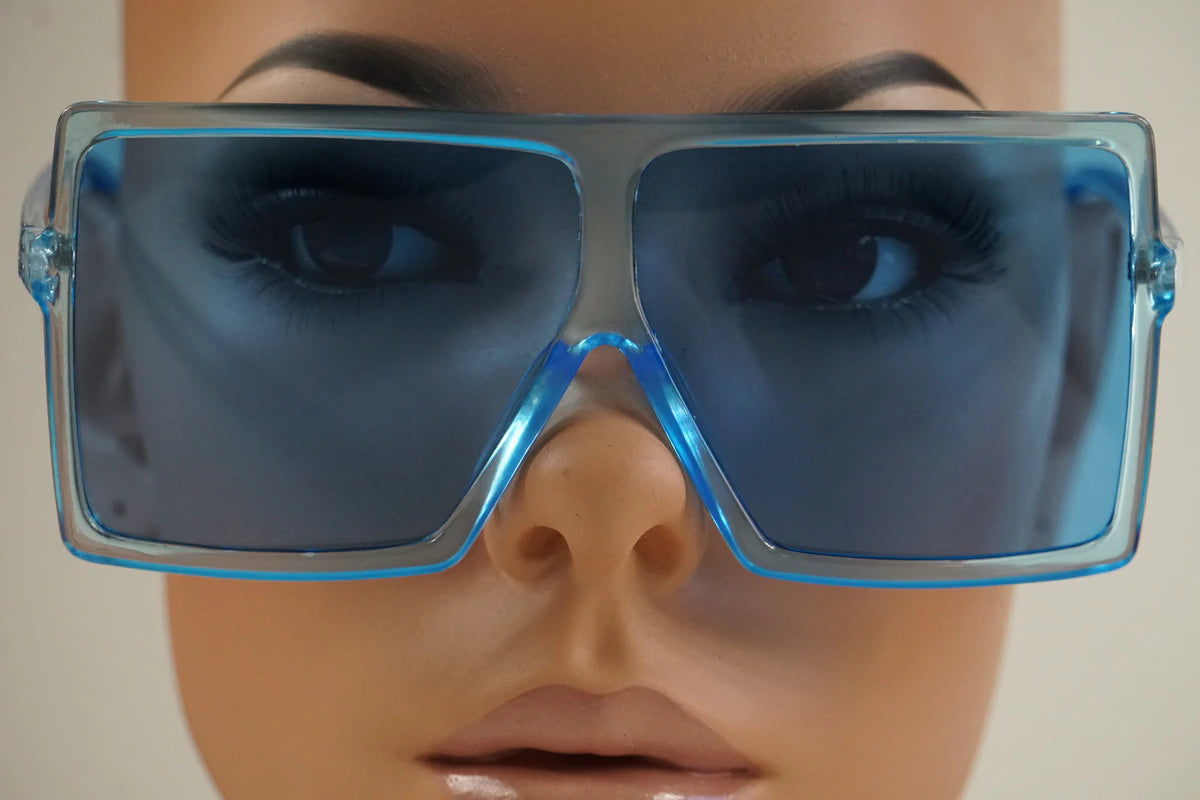 The Square Biz Blues Sunglasses