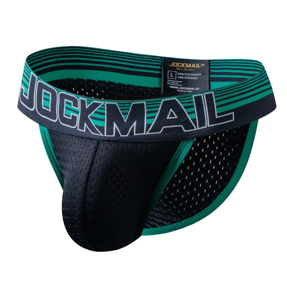 JOCKMAIL Men's Mesh Jockstrap Underwear