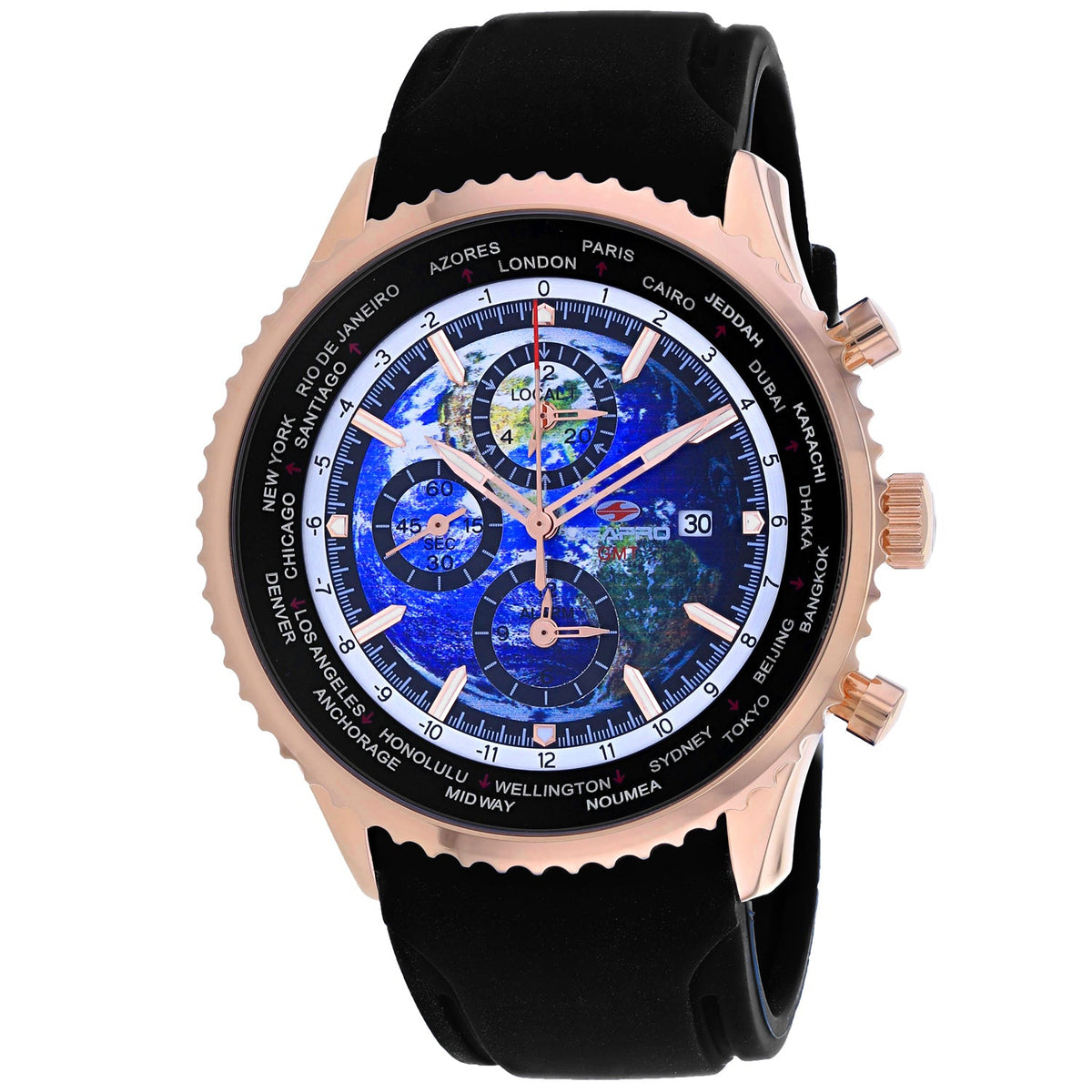Seapro Men's Meridian World Timer GMT