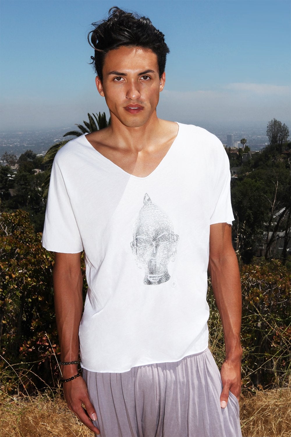 Camiseta Buda Camiseta Teja