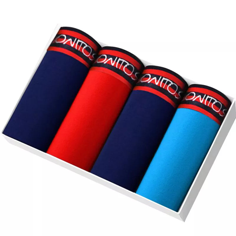 BONITOS Cotton Boxer Shorts (4pcs)