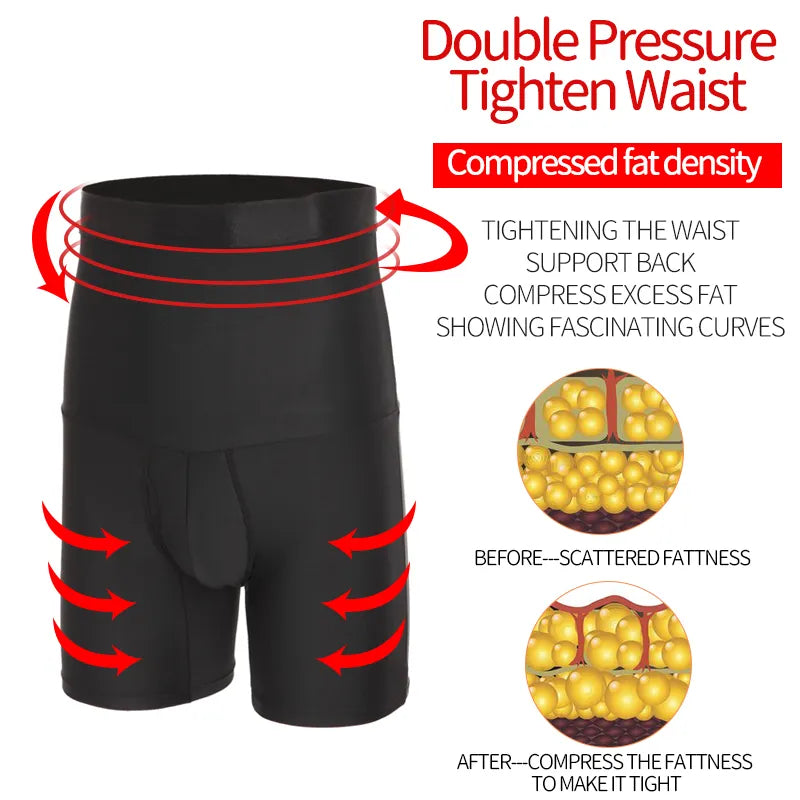 Men's Body Shaper Compression Shorts Shapewear