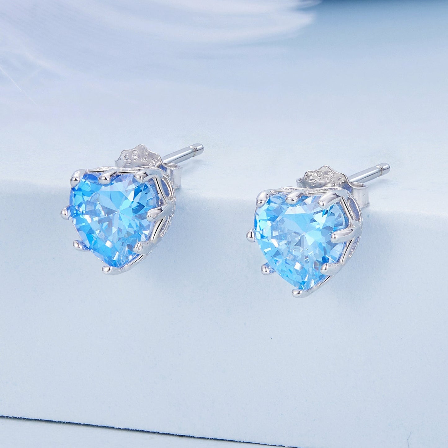 925 Sterling Silver Earrings with Pavé Setting CZ for Women