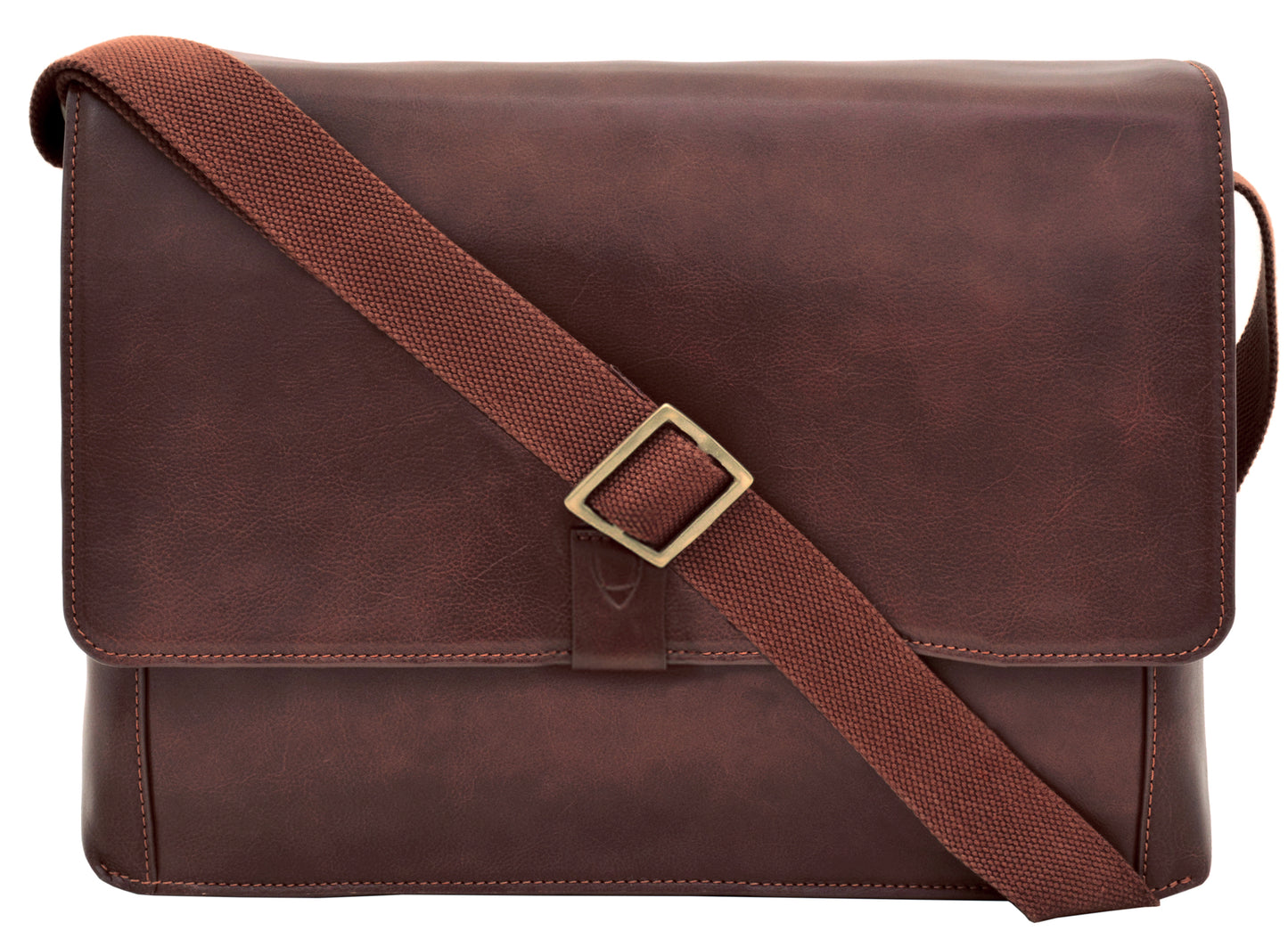Aiden Leather Business Laptop Messenger Cross Body Bag
