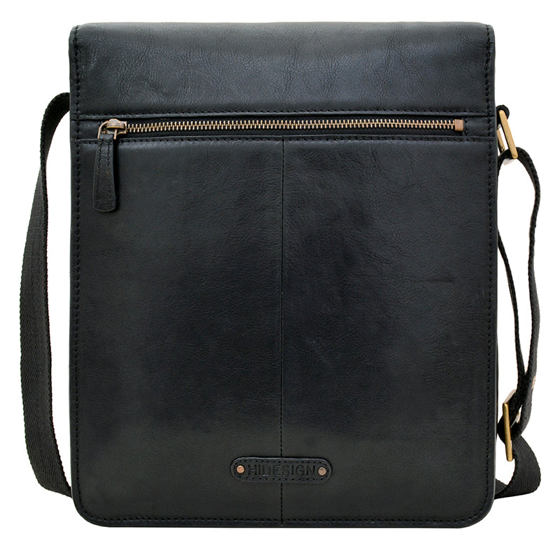 Hidesign Aiden Medium Leather Messenger Cross Body Bag