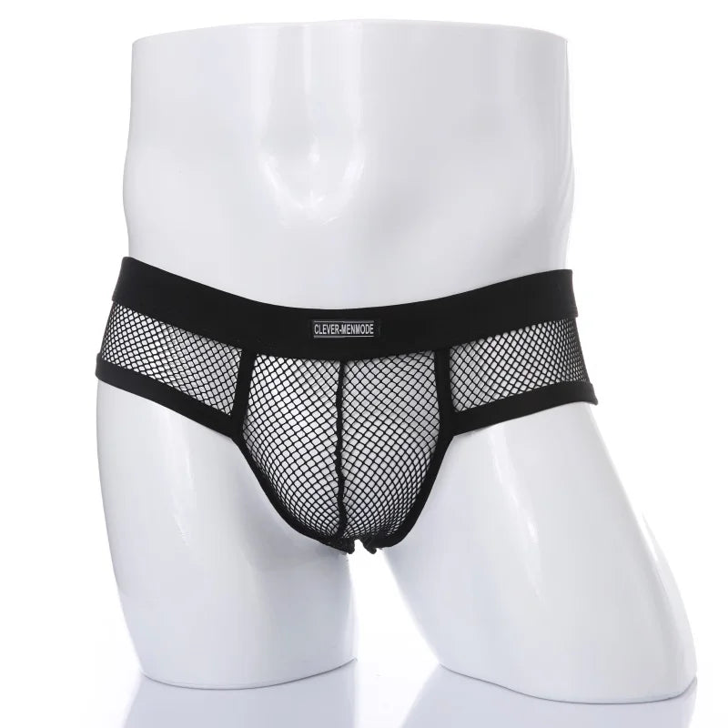 Men's Boxer Shorts Low Rise Transparent Underwear