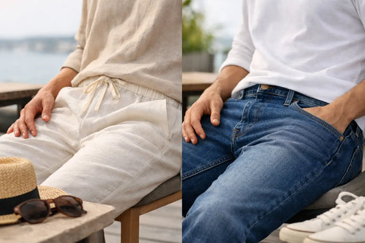 Linen Pants vs Denim for Effortless Style