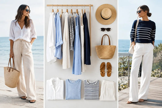 10 Minimalist Wardrobe Examples With Coastal Ease