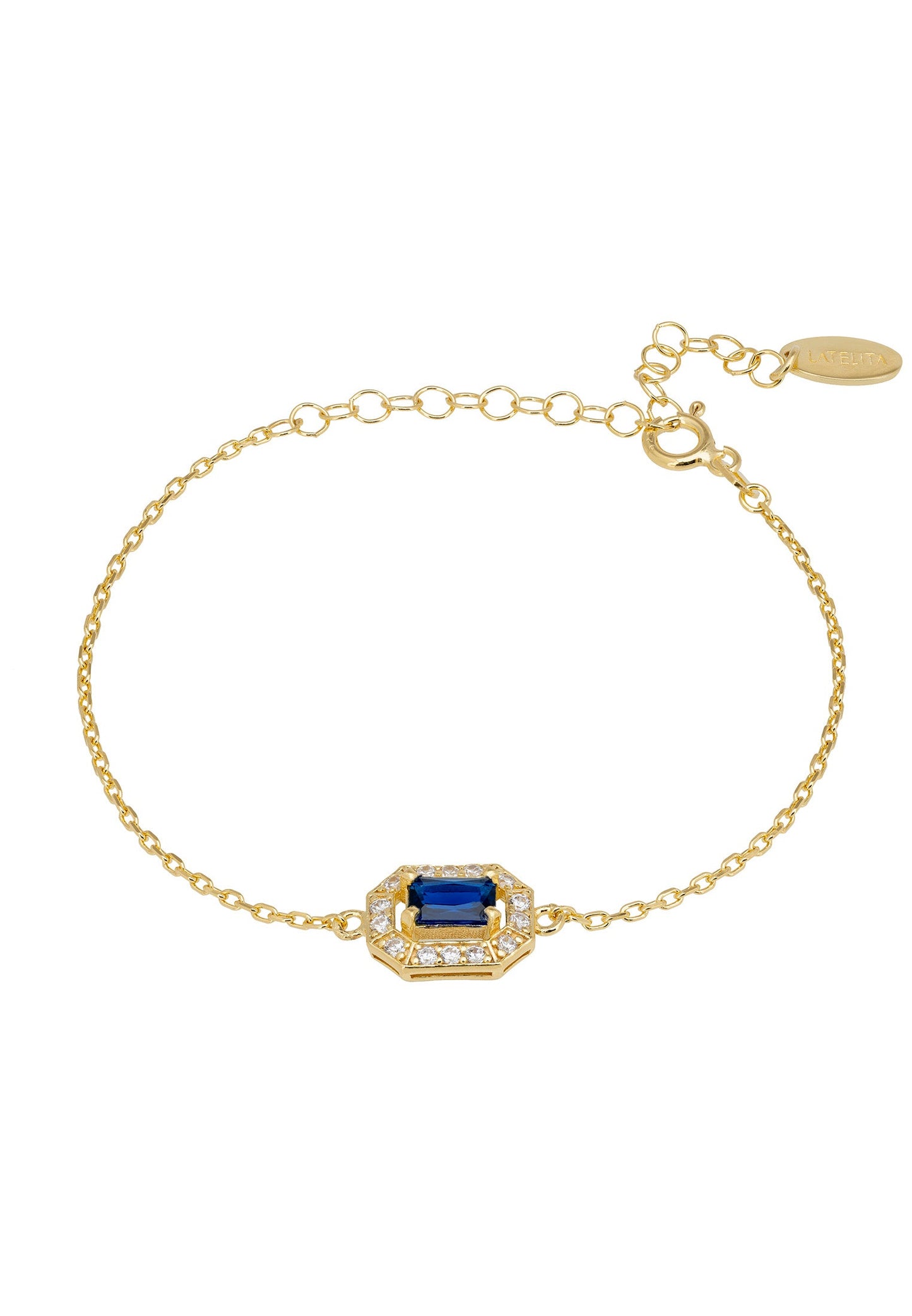 Whistledown Gemstone Bracelet Sapphire Gold