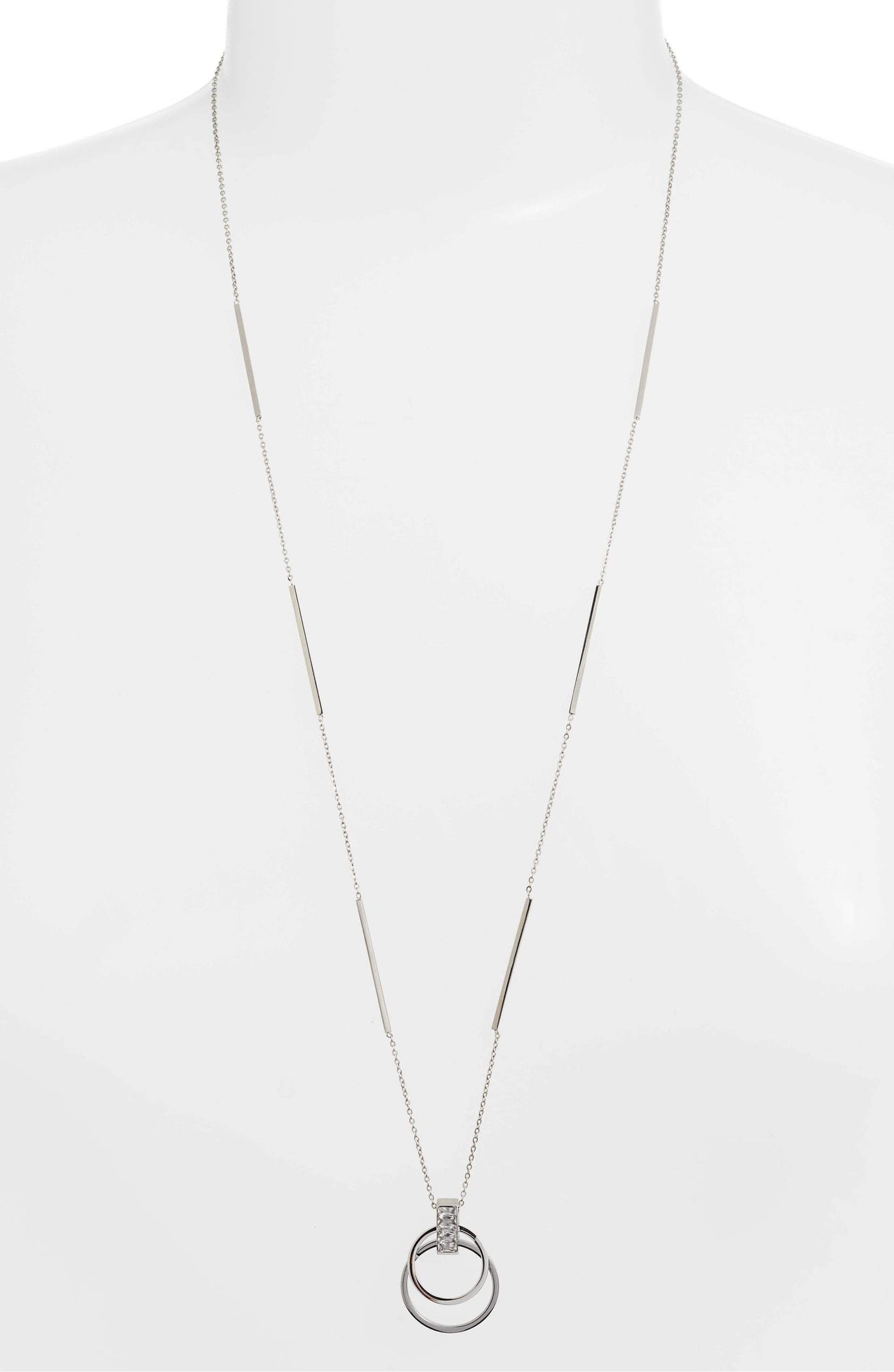 Crystal Open Pendant Necklace | More Colors Available