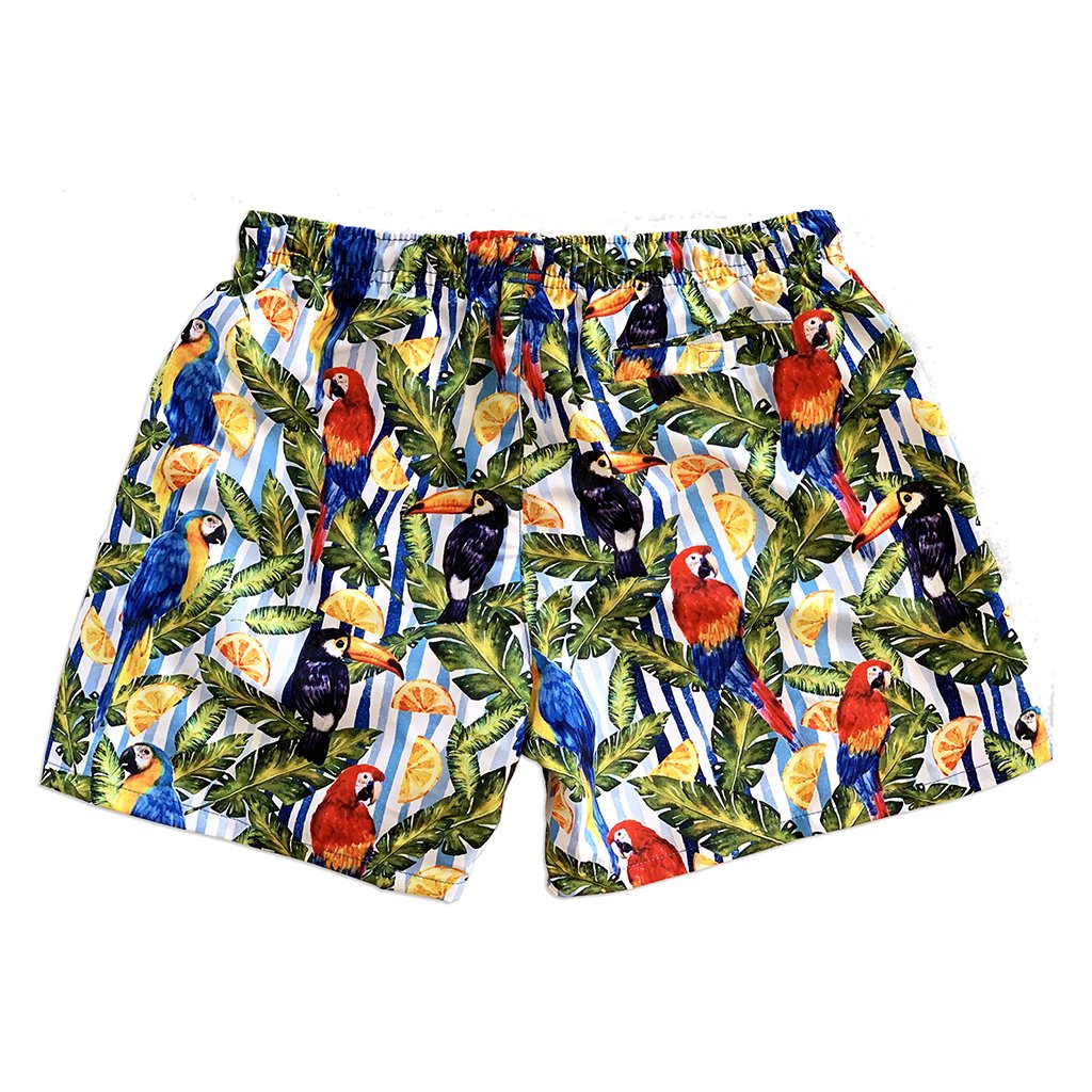 Classic Tropical Style Swim Trunks