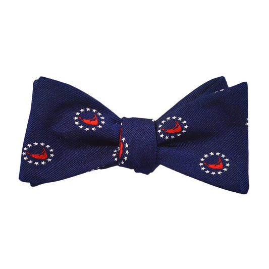 Nantucket 4th of July Bow Tie - Woven Silk