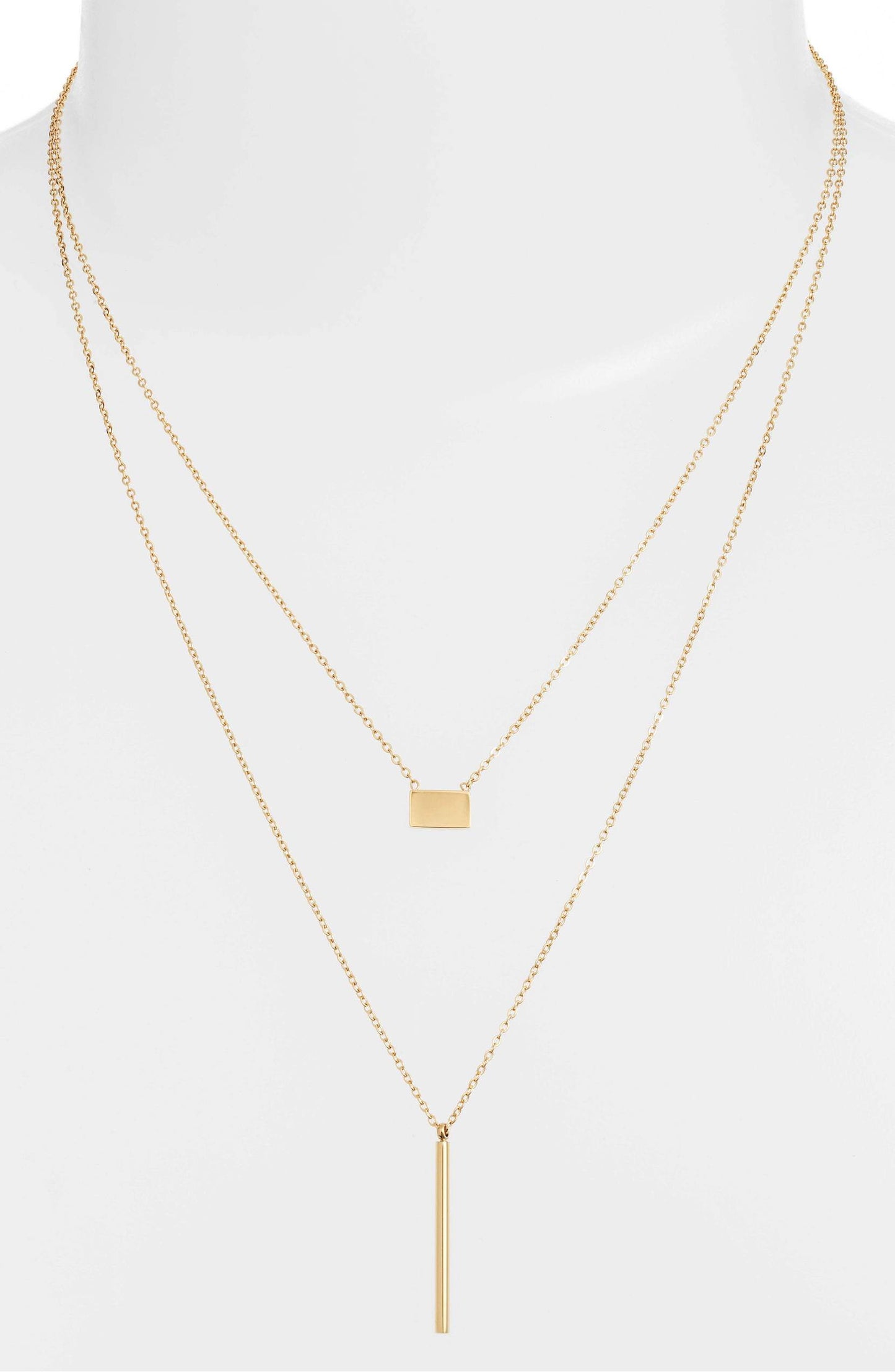 Double Strand Necklace - Gold