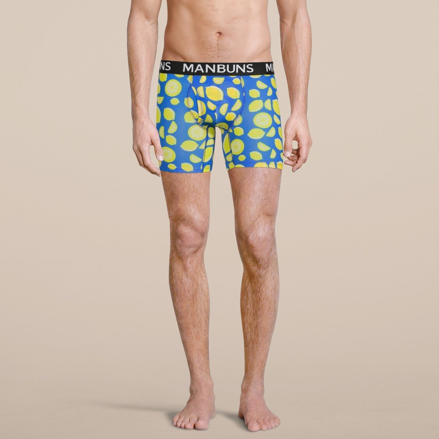 Men's Lemon Boxer Brief Underwear