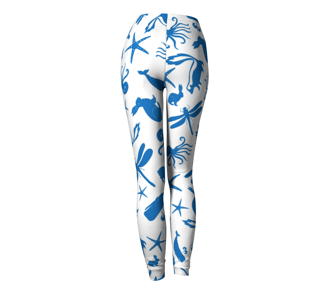 Leggings con múltiples criaturas