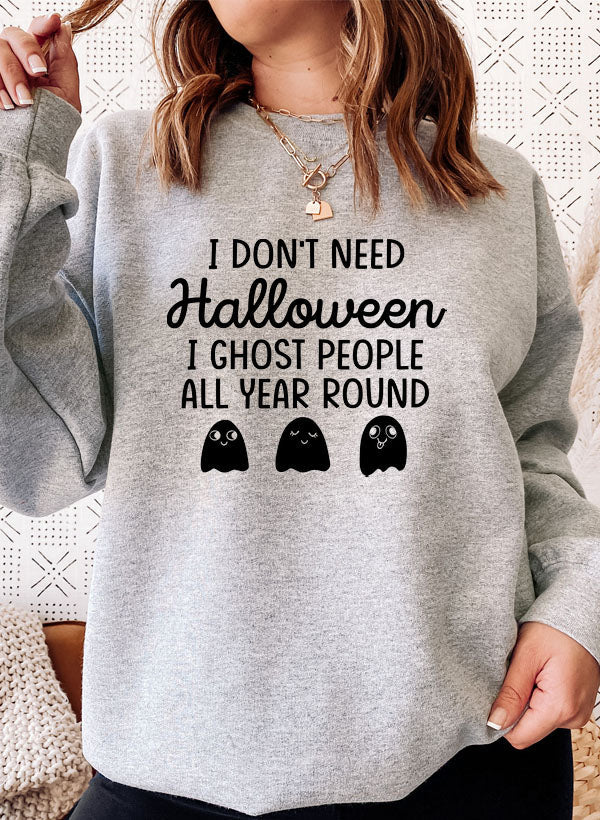 No necesito sudadera de Halloween