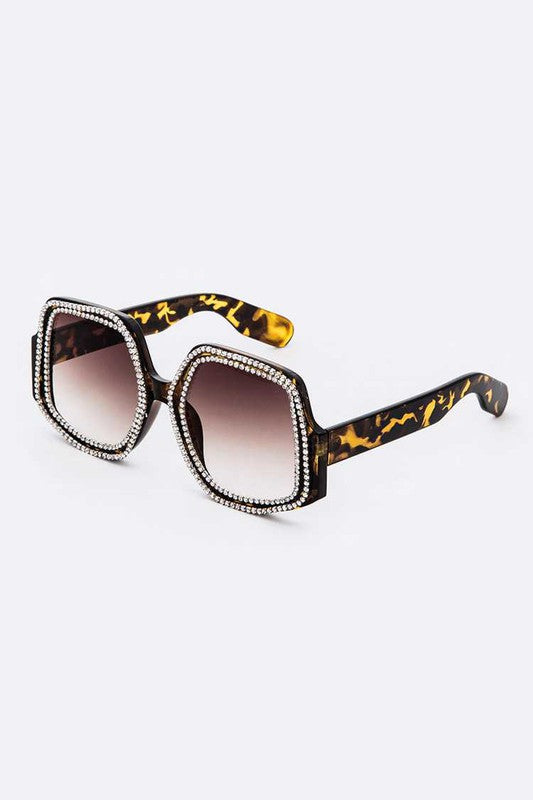 Glammed in Crystals Sunglasses