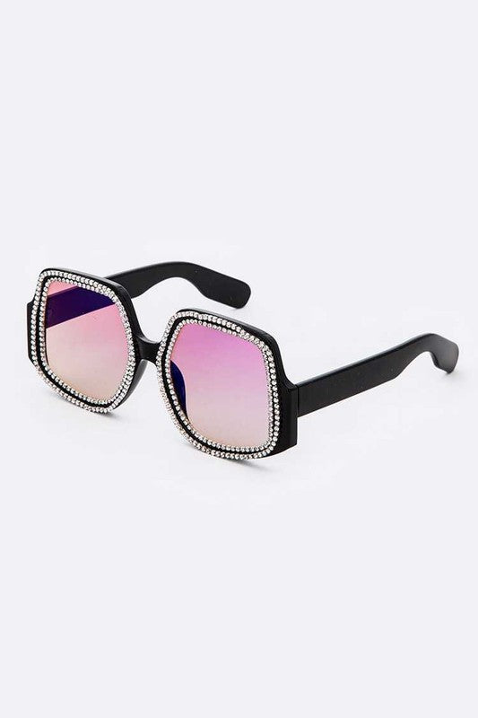 Glammed in Crystals Sunglasses
