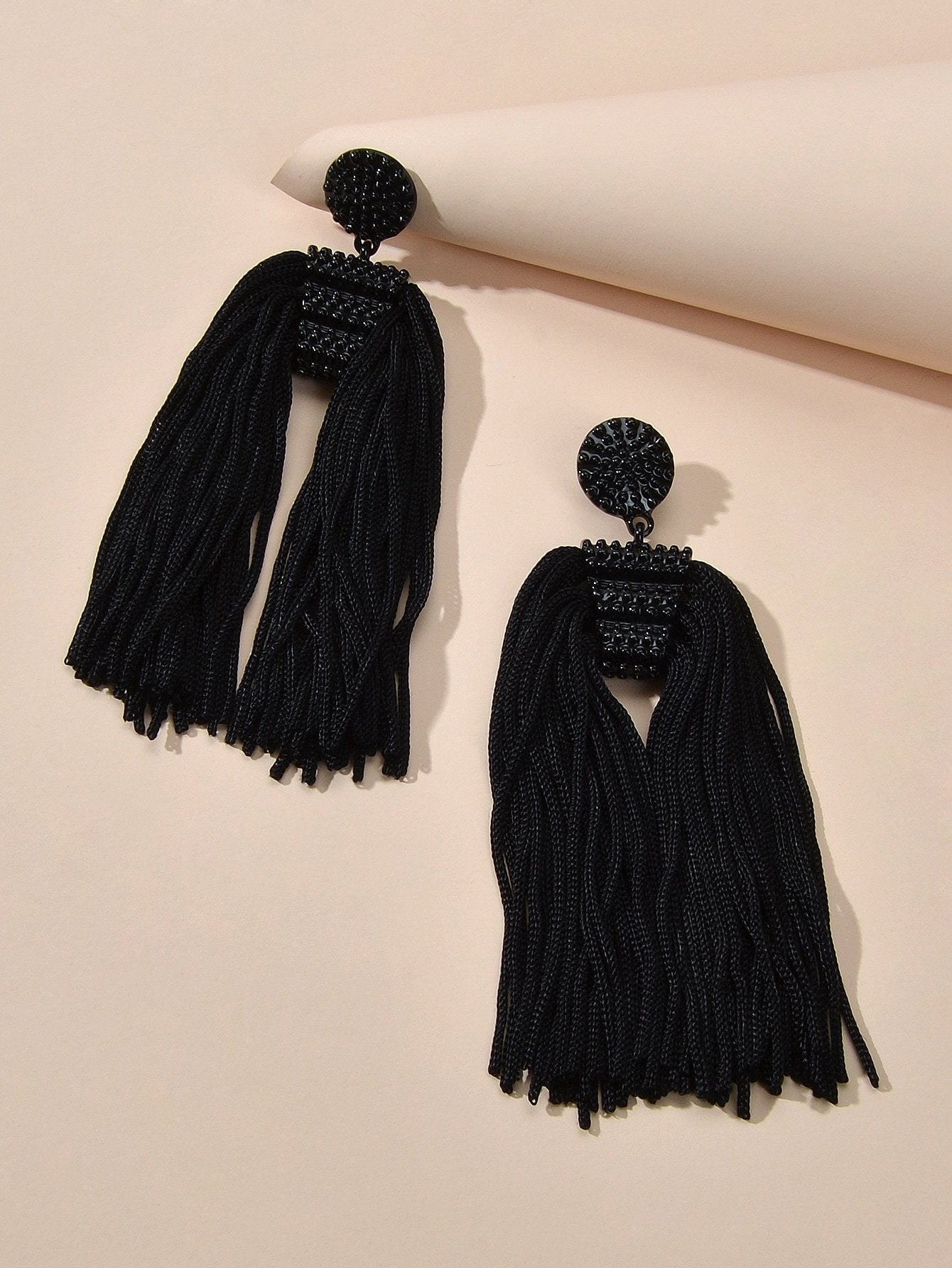 Double Trending Tassel Drop Earrings