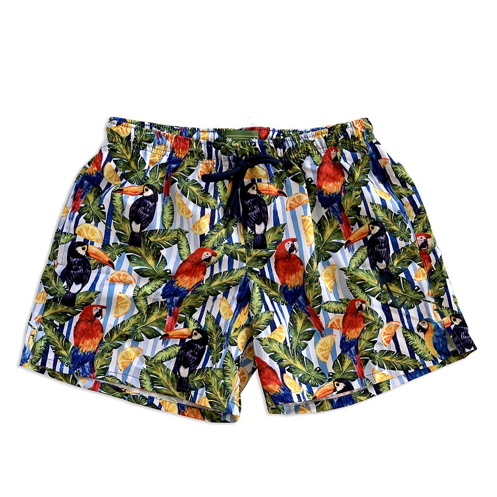 Classic Tropical Style Swim Trunks