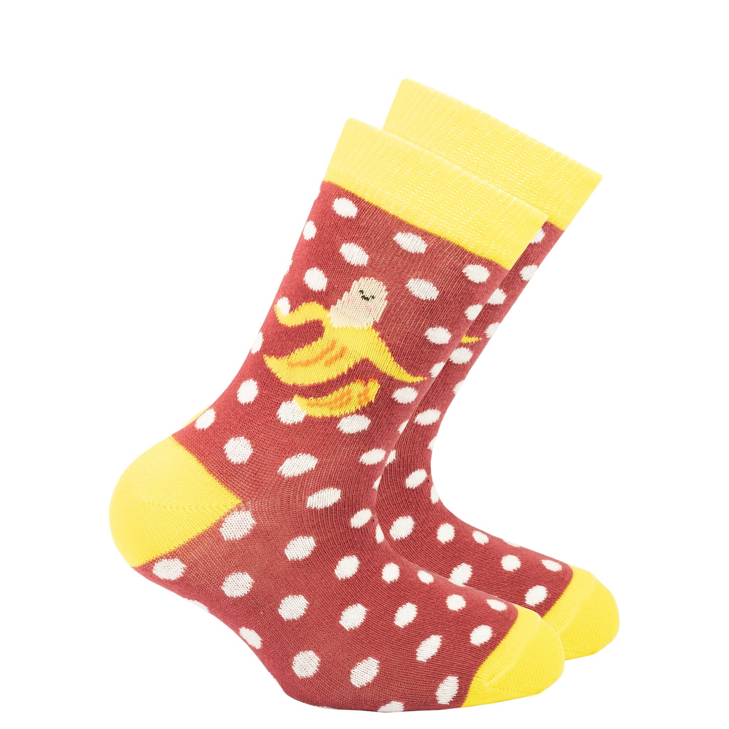 Kids Banana Dot Socks