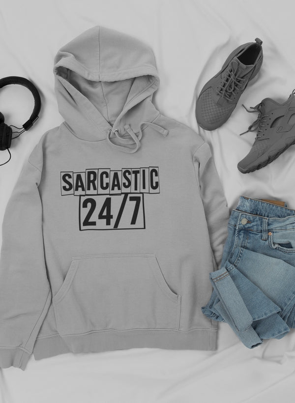 Sudadera con capucha Sarcastic 24/7